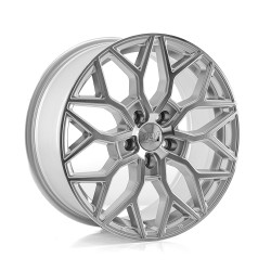 1AV ZX12T Alloy Wheel 18x8 5x110 ET50 Gloss Silver & Polished 72.6 CB