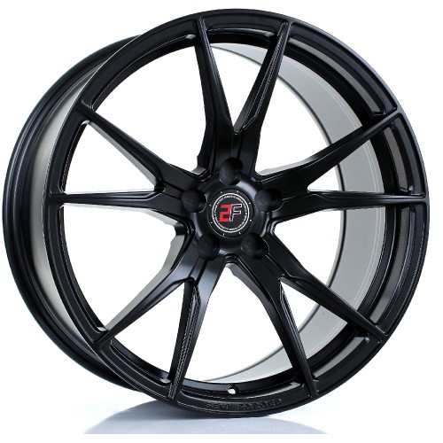 2FORGE ZF2 Alloy Wheel MATT BLACK 20x10 5X127 76mm CB ET15 TO 45