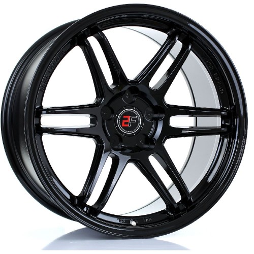 2FORGE ZF5 Alloy Wheel GLOSS BLACK 18x10 5X100 76mm CB ET0 TO 45
