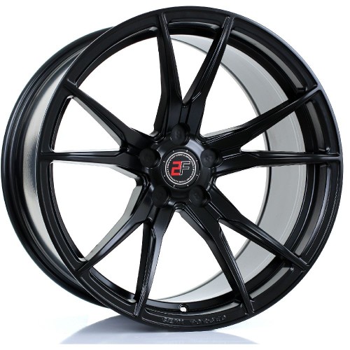 2FORGE ZF2 Alloy Wheel MATT BLACK 19x10.5 5X118 76mm CB ET15 TO 45