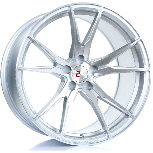 2FORGE ZF2 Alloy Wheel SILVER POLISHED FACE 20x11 5X110 76mm CB ET15 TO 38