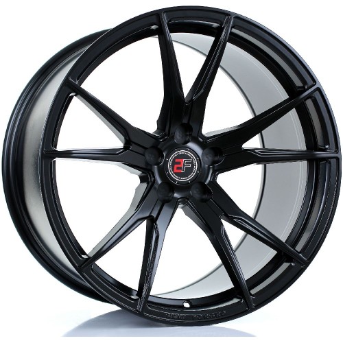 2FORGE ZF2 Alloy Wheel MATT BLACK 20x12 5X127 76mm CB ET27 TO 58
