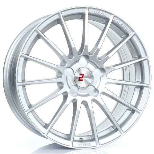 2FORGE ZF1 Alloy Wheel SILVER 17x7.5 5X110 76mm CB ET10