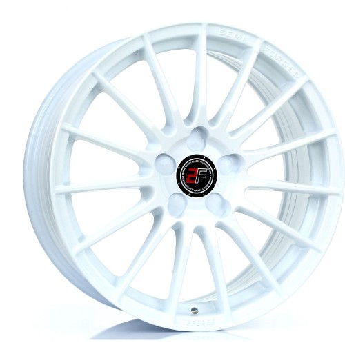 2FORGE ZF1 Alloy Wheel WHITE 17x7.5 5X110 76mm CB ET10 TO 45