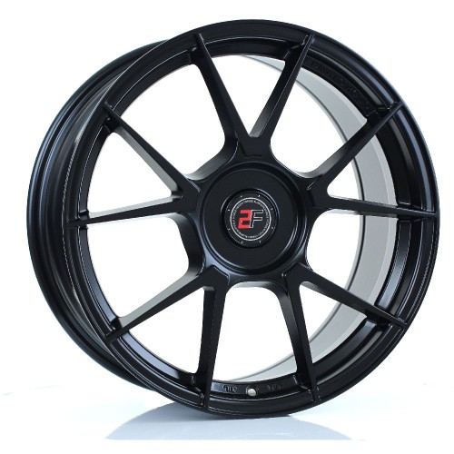 2FORGE ZF6 Alloy Wheel MATT BLACK 18x8 5X112 76mm CB ET0 TO 45
