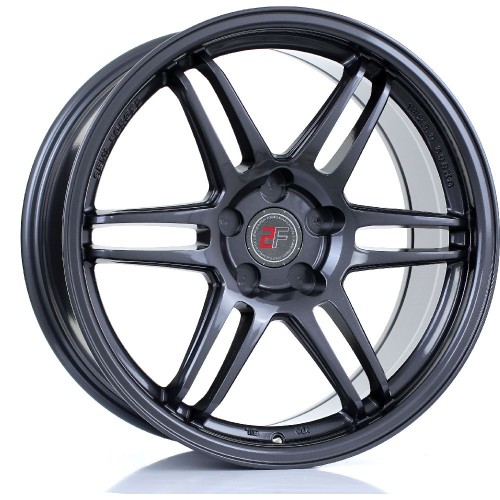2FORGE ZF5 Alloy Wheel GLOSS GUNMETAL 18x8 5X110 76mm CB ET15 TO 45