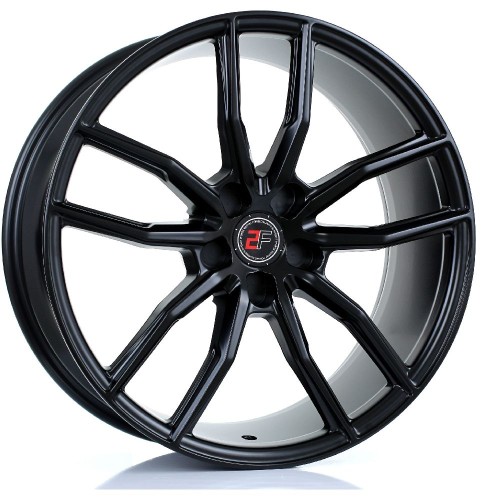 2FORGE ZF4 Alloy Wheel MATT BLACK 20x8.5 5X100 76mm CB ET9 TO 45