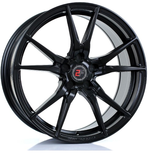 2FORGE ZF2 Alloy Wheel MATT BLACK 19x8.5 5X127 76mm CB ET15 TO 48