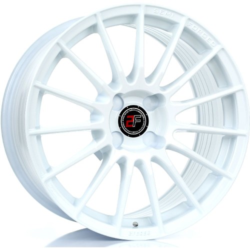 2FORGE ZF1 Alloy Wheel WHITE 17x9 4X114 76mm CB ET10 TO 45