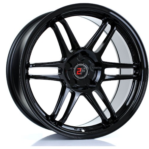 2FORGE ZF5 Alloy Wheel GLOSS BLACK 18x9 5X114 76mm CB ET0 TO 45