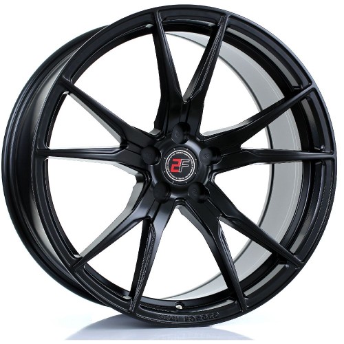 2FORGE ZF2 Alloy Wheel MATT BLACK 20x9.5 5X127 76mm CB ET9 TO 45