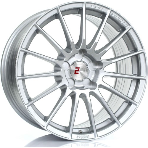2FORGE ZF1 Alloy Wheel SILVER 17x9.5 5X110 76mm CB ET0