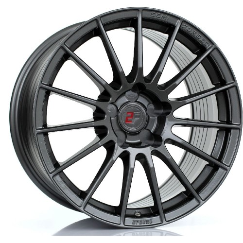 2FORGE ZF1 Alloy Wheel GLOSS GUNMETAL 17x9.5 5X110 76mm CB ET0