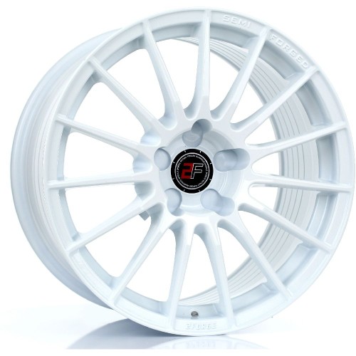 2FORGE ZF1 Alloy Wheel WHITE 17x9.5 5X110 76mm CB ET10 TO 45