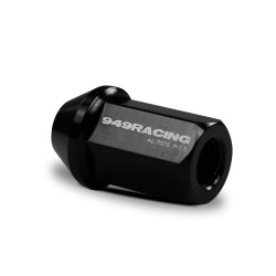 949 Racing Forged Alloy Lug Nut M12x1.5 Black X1