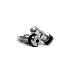 949 Racing Anodised Aluminium Wheel Valve Silver X1
