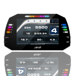 Aim Mxg 1.2 Racing Dash Data Logger Gps Roof Version With 2m Cable Mxg Harness 22 Pin Connections