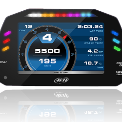 Aim Mxs 1.2 Compact Data Logger Gps Roof Version With 2m Cable Mxs Harness 22 Pin Connections