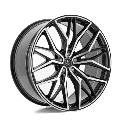 AXE EX55 Alloy Wheel 20x10 5x108 ET31 Gloss Black & Polished 72.6 CB