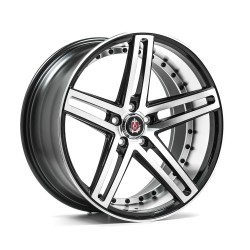 AXE EX20 Alloy Wheel 20x10 5x108 ET42 Gloss Black & Polished 74.1 CB