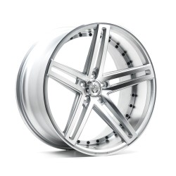 AXE EX20 Alloy Wheel 20x10 5x108 ET42 Gloss Silver & Polished 74.1 CB