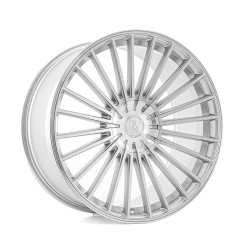 AXE EX50 Alloy Wheel 22x10 5x108 ET30 Gloss Silver & Polished 74.1 CB