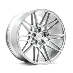 AXE CF1 Alloy Wheel 20x10.5 5x108 ET25 Gloss Silver & Polished 74.1 CB