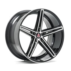 AXE EX14 Alloy Wheel 20x10.5 5x108 ET42 Gloss Black & Polished 72.6 CB