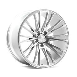 AXE CF2 Alloy Wheel 21x10.5 5x110 ET25 Gloss Silver & Polished 74.1 CB