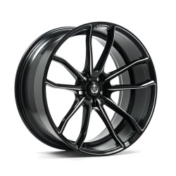 AXE EX33 Alloy Wheel 22x10.5 5x108 ET38 Gloss Black & Chamfered 74.1 CB