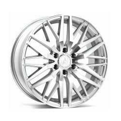 AXE EX30T Alloy Wheel 18x8 6x120 ET45 Gloss Silver & Polished 74.6 CB