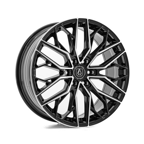 AXE EX48T Alloy Wheel 18x8 6x130 ET45 Gloss Black & Polished 84.1 CB AXE EX48T Alloy Wheel 18x8 6x130 ET45 Gloss Black & Polished 84.1 CB