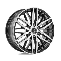 AXE EX30T Alloy Wheel 19x8 6x120 ET45 Gloss Black & Polished 74.6 CB