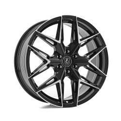 AXE EX47T Alloy Wheel 20x8 6x120 ET40 Gloss Black & Polished 74.6 CB