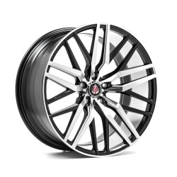 AXE EX30 Alloy Wheel 19x8.5 5x114.3 ET45 Gloss Black & Polished 72.6 CB
