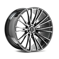 AXE CF2 Alloy Wheel 20x8.5 5x115 ET33 Gloss Black & Polished 72.6 CB