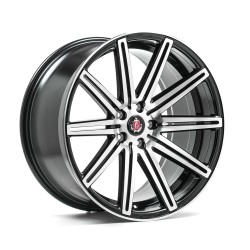 AXE EX15 Alloy Wheel 20x9 5x110 ET40 Gloss Black & Polished 73.1 CB