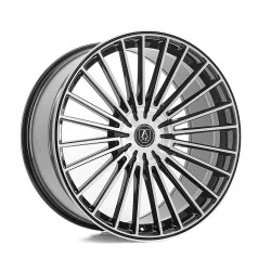 AXE EX50 Alloy Wheel 21x9 5x108 ET37 Gloss Black & Polished 74.6 CB
