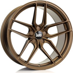 BOLA B11 Alloy Wheel MATT BRONZE 20x10 5X100 76mm CB ET20 TO 45