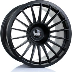 BOLA B14 Alloy Wheel MATT BLACK 18x10.5 5X100 76mm CB ET10 TO 25