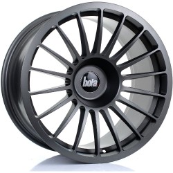 BOLA B14 Alloy Wheel MATT GUNMETAL 18x10.5 5X100 76mm CB ET10 TO 25