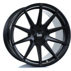 BOLA CSR Alloy Wheel SATIN BLACK 19x11 5X100 76mm CB ET38 TO 52