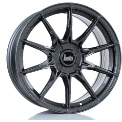 BOLA FLB Alloy Wheel GLOSS GUNMETAL 17x7.5 4X114 76mm CB ET35 BOLA FLB Alloy Wheel GLOSS GUNMETAL 17x7.5 4X114 76mm CB ET35