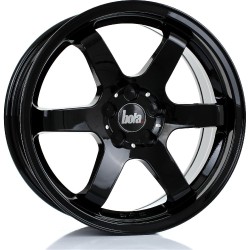 BOLA B1 Alloy Wheel GLOSS BLACK 17x7.5 5X100 76mm CB ET40 TO 45