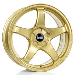 BOLA B2R Alloy Wheel GOLD 17x7.5 5X100 76mm CB ET40 TO 45