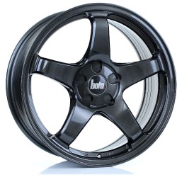 BOLA B2R Alloy Wheel GLOSS GUNMETAL 17x7.5 5X100 76mm CB ET40 TO 45