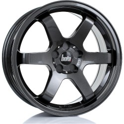 BOLA B1 Alloy Wheel GLOSS GUNMETAL 17x7.5 5X100 76mm CB ET40 TO 45