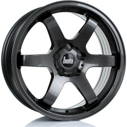 BOLA B1R Alloy Wheel GLOSS GUNMETAL 17x7.5 5X100 76mm CB ET40 TO 45