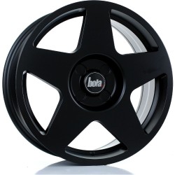 BOLA B10 Alloy Wheel MATT BLACK 17x7.5 5X100 76mm CB ET40 TO 45