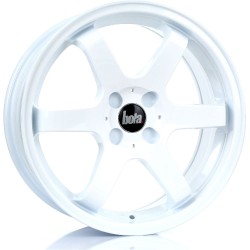 BOLA B1 Alloy Wheel WHITE 17x7.5 4X100 76mm CB ET40 TO 45